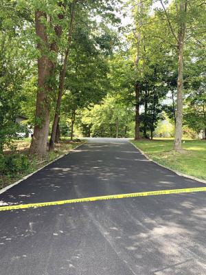 Residential driveway paving