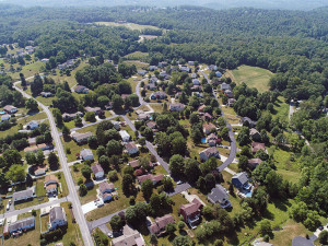 Residential neighborhood paving